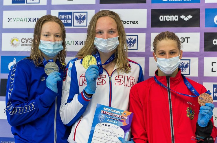 Виктория Машкина завоевала «бронзу» Кубка России по плаванию