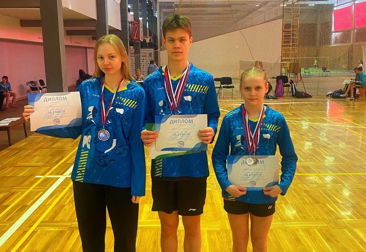 Бадминтонисты КСШОР – призеры Всероссийского юношеского турнира