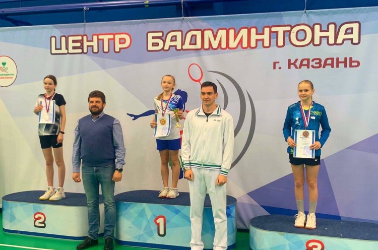 Таня Белякова – призер турнира по бадминтону «Крылатый Зилант»